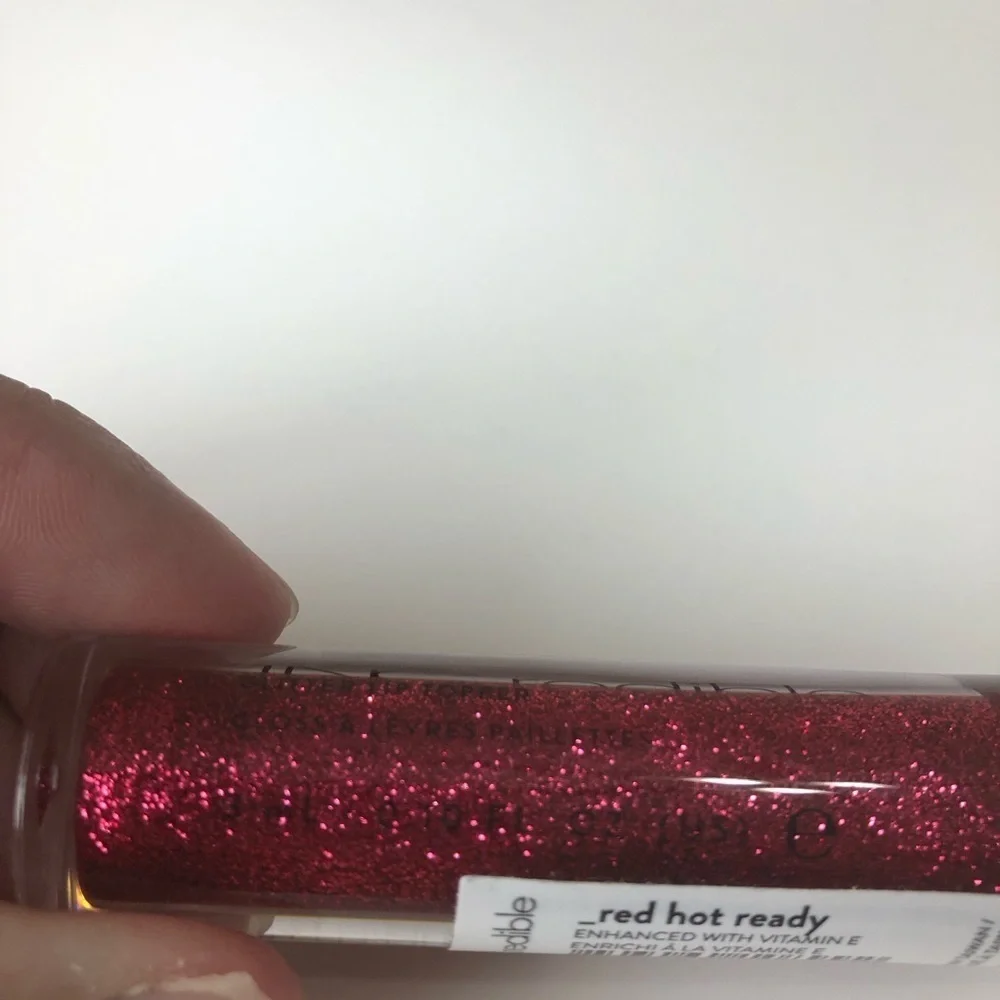 INCredible Red Glitter Lip Gloss